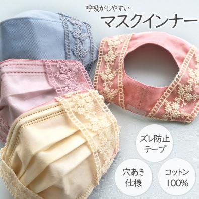 sale 空いてマスクインナー(ビンテージレース)